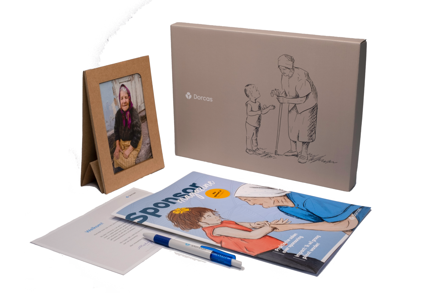 Sponsoring sponsorbox box granny child