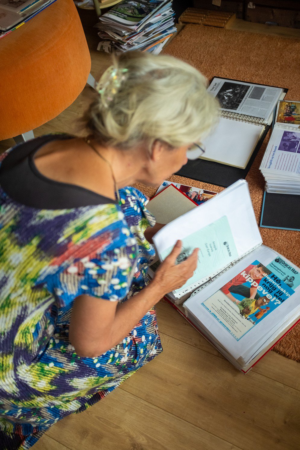 Hilly met fotoboek